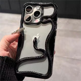 3D Snake Plating Hollow Dissipate Heat Phone Case For iPhone