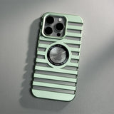 Creative Hollow Cooling Hard PC Phone Case For iPhone