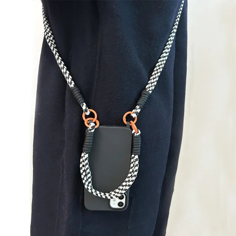 Crossbody Necklace Strap Lanyard Phone Case For iPhone