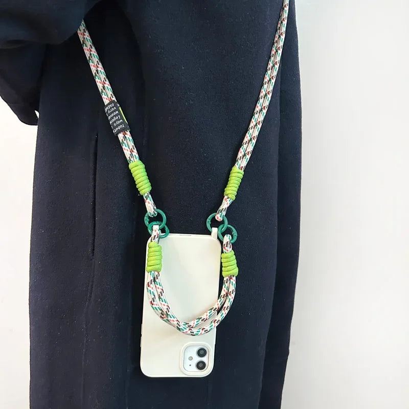 Crossbody Necklace Strap Lanyard Phone Case For iPhone