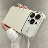 Liquid Silicone Glass Lens Case For iPhone