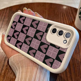 Cute Love Heart Couples Protection Case For Samsung