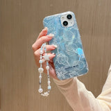 Cute Ocean Shell Pattern Aurora Phone Case For iPhone