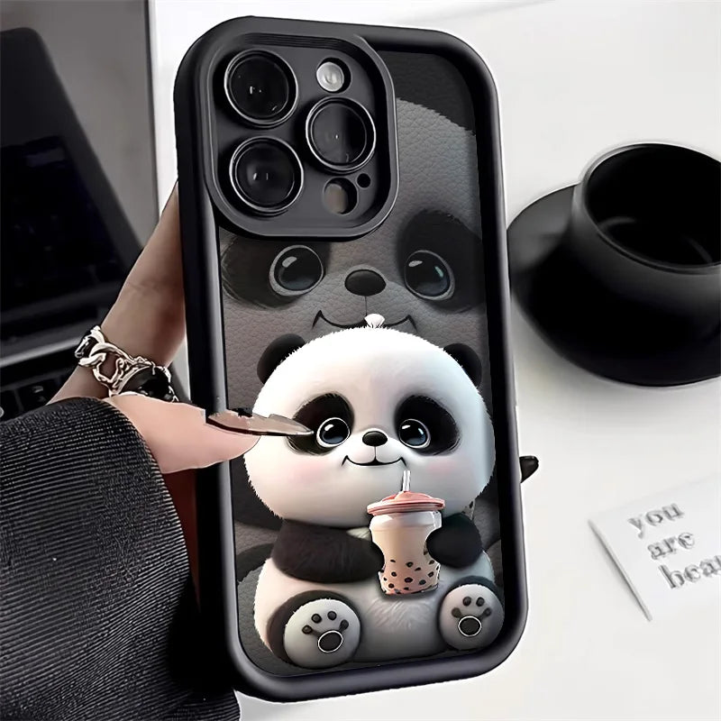 Cute Panda Case For iPhone