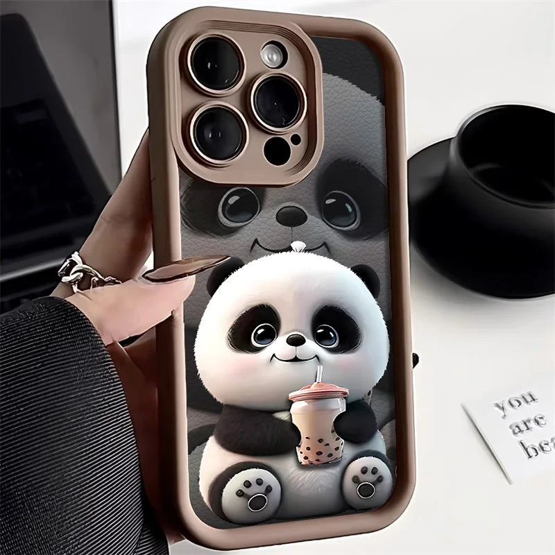 Cute Panda Case For iPhone