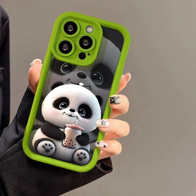 Cute Panda Case For iPhone