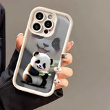 Cute Panda Case For iPhone