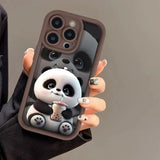 Cute Panda Case For iPhone