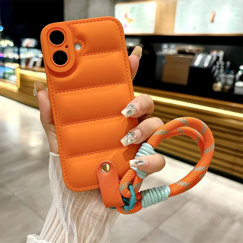 Wrist Chain Strap Phone Case For iPhone