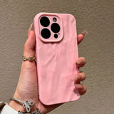 Fashion Silicone Fold Wrinkle Phone Case For iPhone