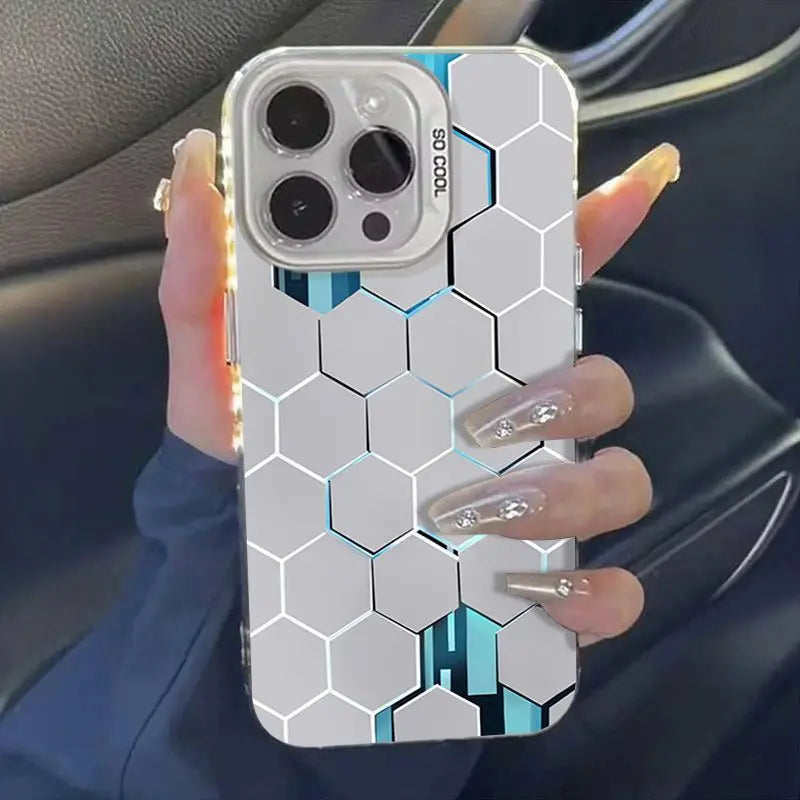 Luxury Honeycomb Phone Case For iPhone