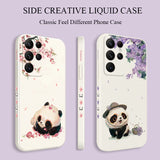 Flower Panda Phone Case For Samsung