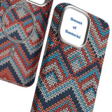 Ultra Slim Magnetic Sweater Textured Case For iPhone