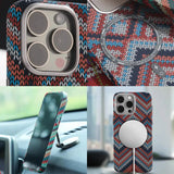 Ultra Slim Magnetic Sweater Textured Case For iPhone