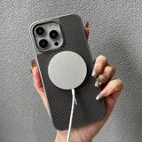 Magnetic Carbon Fiber Case For iPhone