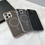 Magnetic Carbon Fiber Case For iPhone