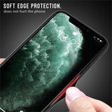 Luxury Tempered Glass Film Phone Case For Samsung