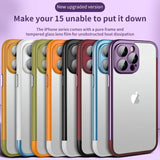 Pure Frame Glass Camera Protector Case for iPhone