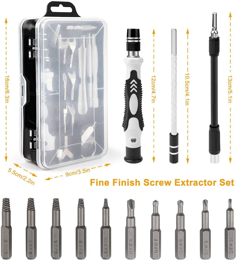 Labor-Saving Ratchet Screwdriver Set Household Combination Toolbox