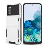 Armor Card Slot Flip Wallet Case for Samsung
