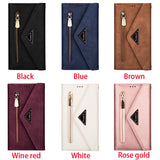 Wallet Multi Function Leather Case For iPhone