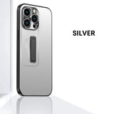 Hidden Stand Lens Protector Metal Case For IPhone