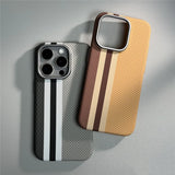 Hit Color Carbon Fiber Texture Magetic Case For iPhone