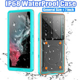 IP68 Waterproof Case For iPhone Samsung Xiaomi Huawei Oneplus