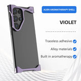 Irregular Metal Aluminum Cooling Phone Case For Samsung