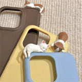 Cute 3D Cat Leather Soft Case For iPhone