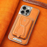 Leather Wallet Stand Phone Case For iPhone