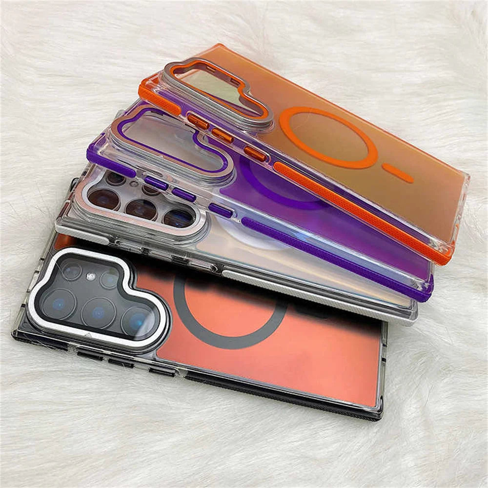 Magnetic Gradient Lens Protection Case For Samsung