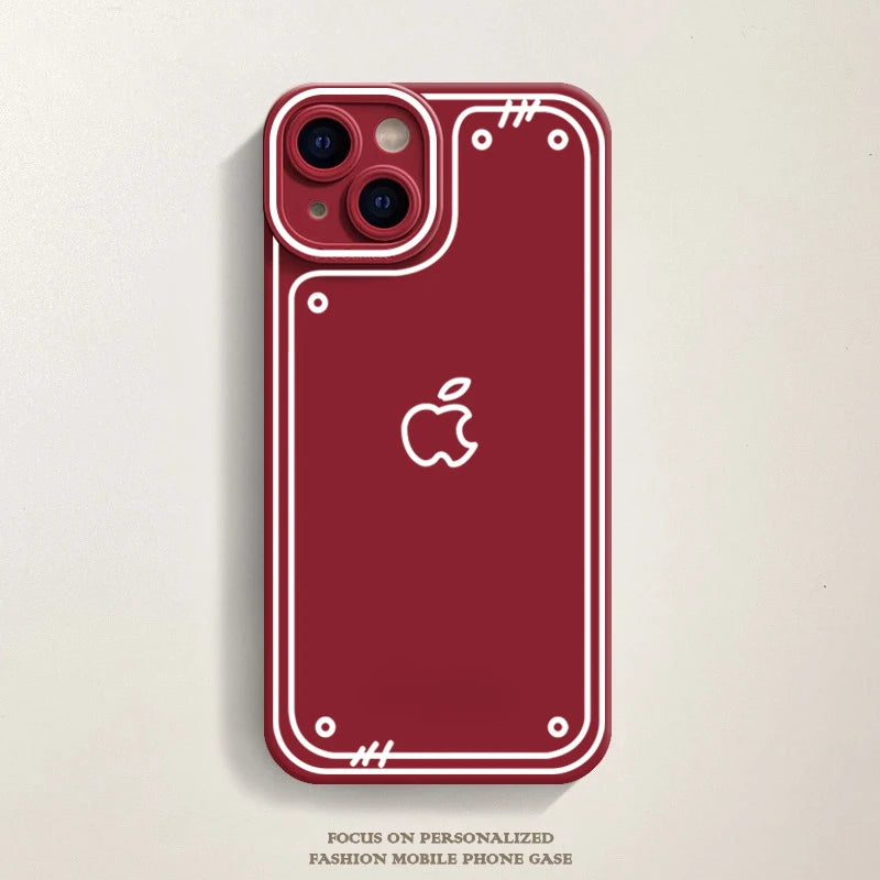 Fashionable Minimalist Creative and High-end Phone Case for iPhone
