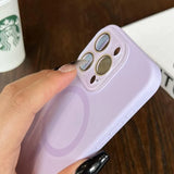 Liquid Silicone Skin Case Magnetic Wireless Charge for iPhone