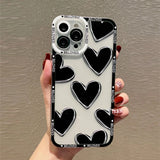 Love Heart Clear Case For Samsung