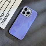 Luxury Camouflage Leather Magnetic Case For iPhone