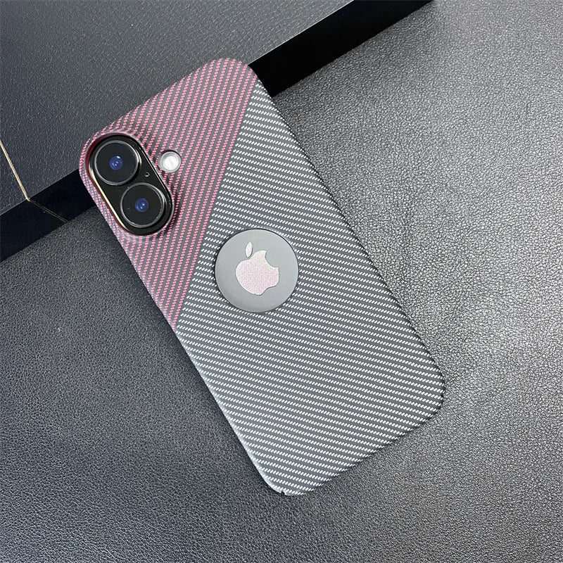 Carbon Fiber Pattern Ultra Thin Case For iPhone