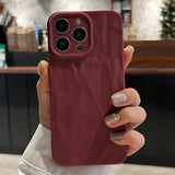 Luxury Chic Wrinkled Soft Silicone Phone Case For iphone