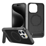 Luxury Cooling Stand Magnetic Phone Case For iPhone