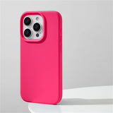 Luxury High Quality Liquid Silicone Soft Phone Case For iPhone