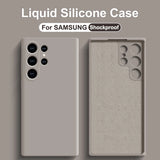 Luxury Liquid Silicone Phone Case For Samsung
