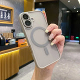 Luxury Matte Magnetic Phone Case for iPhone