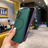 Luxury Matte Magnetic Phone Case for iPhone