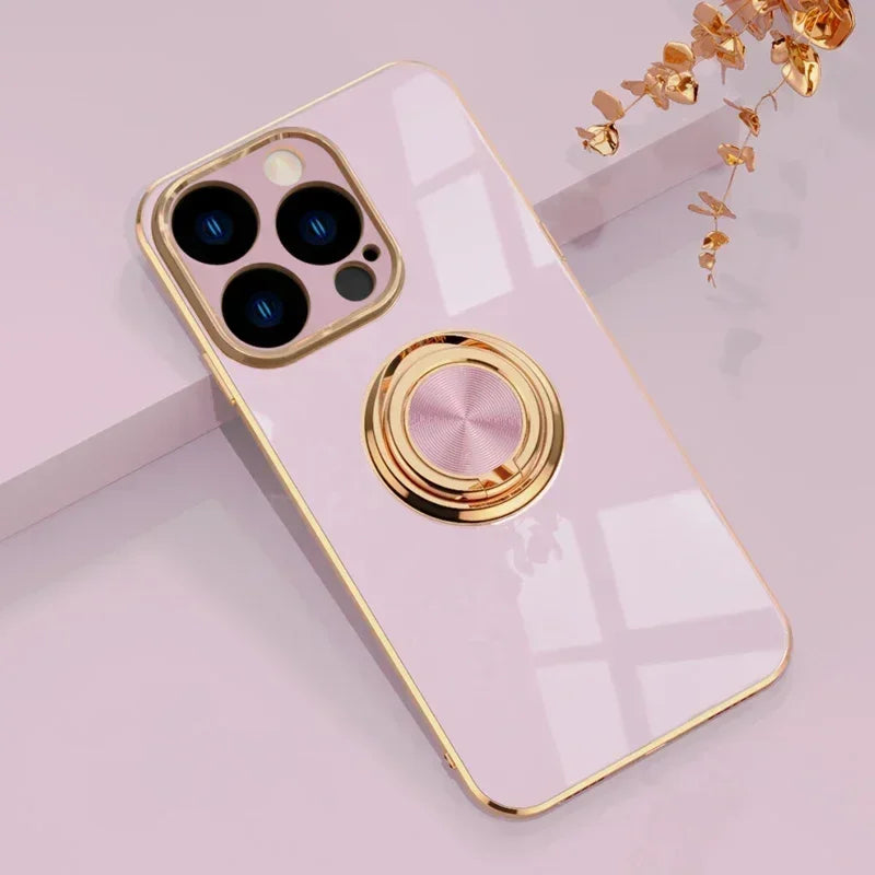 Luxury Plating Soft Case For iPhone