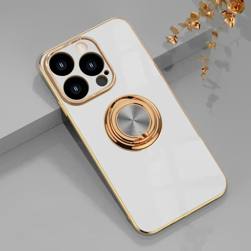 Luxury Plating Soft Case For iPhone