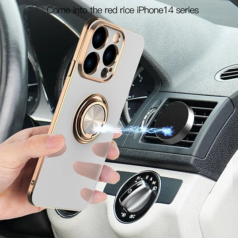 Luxury Plating Soft Case For iPhone