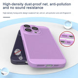 Luxury Slim Cooling With Lens protector Phone Case For iPhone