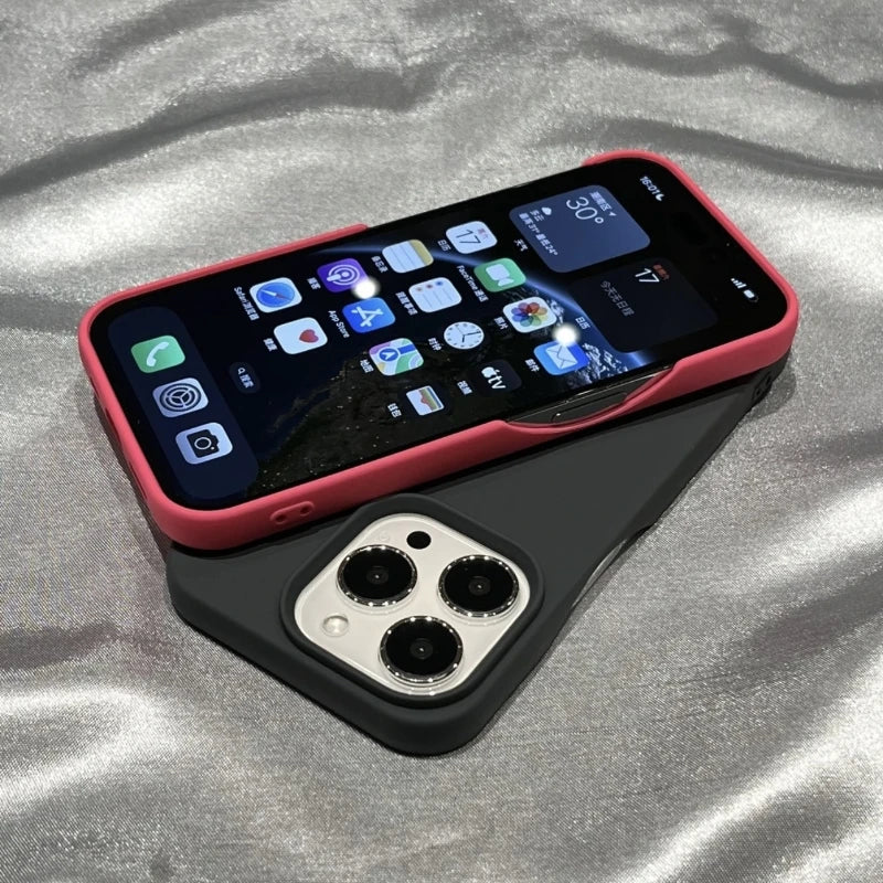 Frameless Cooling Soft Silicone Phone Case For iPhone