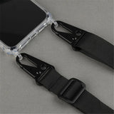 Luxury Transparent Crossbody Necklace With Lanyards Phone Case For iPhone