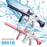 M416 Charge Water Gun Electric High Capacity Pistol Shooting Toy Fully Automatic Summer Beach Toy